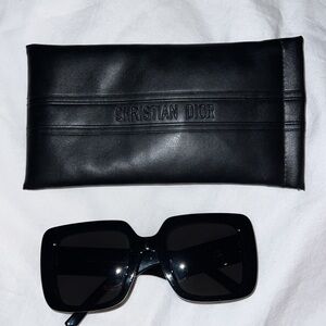 Dior Black Square Sunglasses